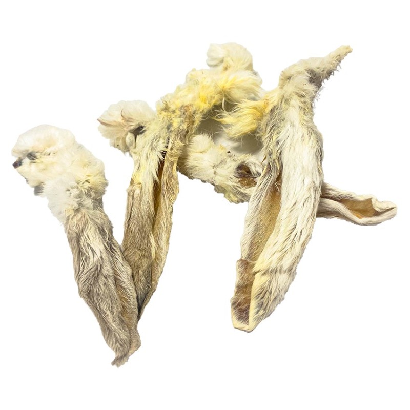 Detalle de Fresh Raw Oreja de conejo con pelo 200 g
