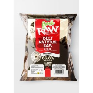 Oreja de ternera para perros – Fresh Raw - Bolsa 5 uds