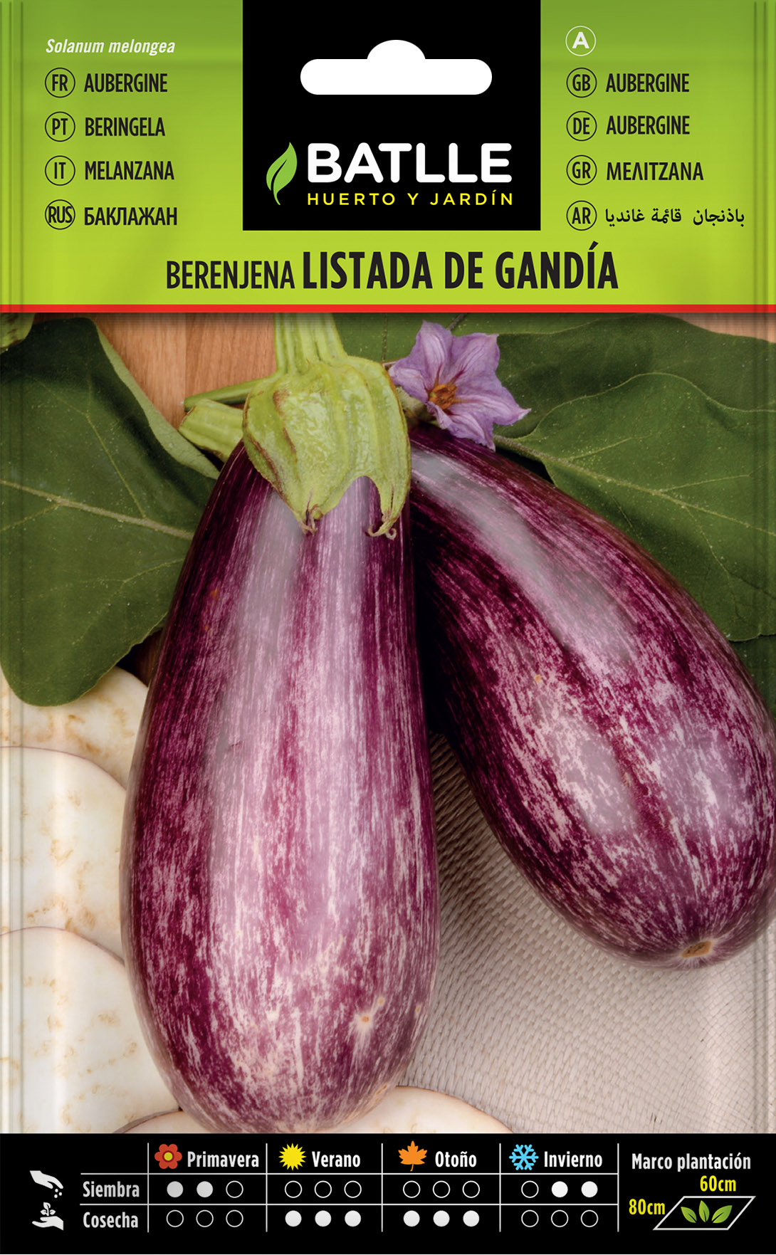 Berenjena Listada de Gandía