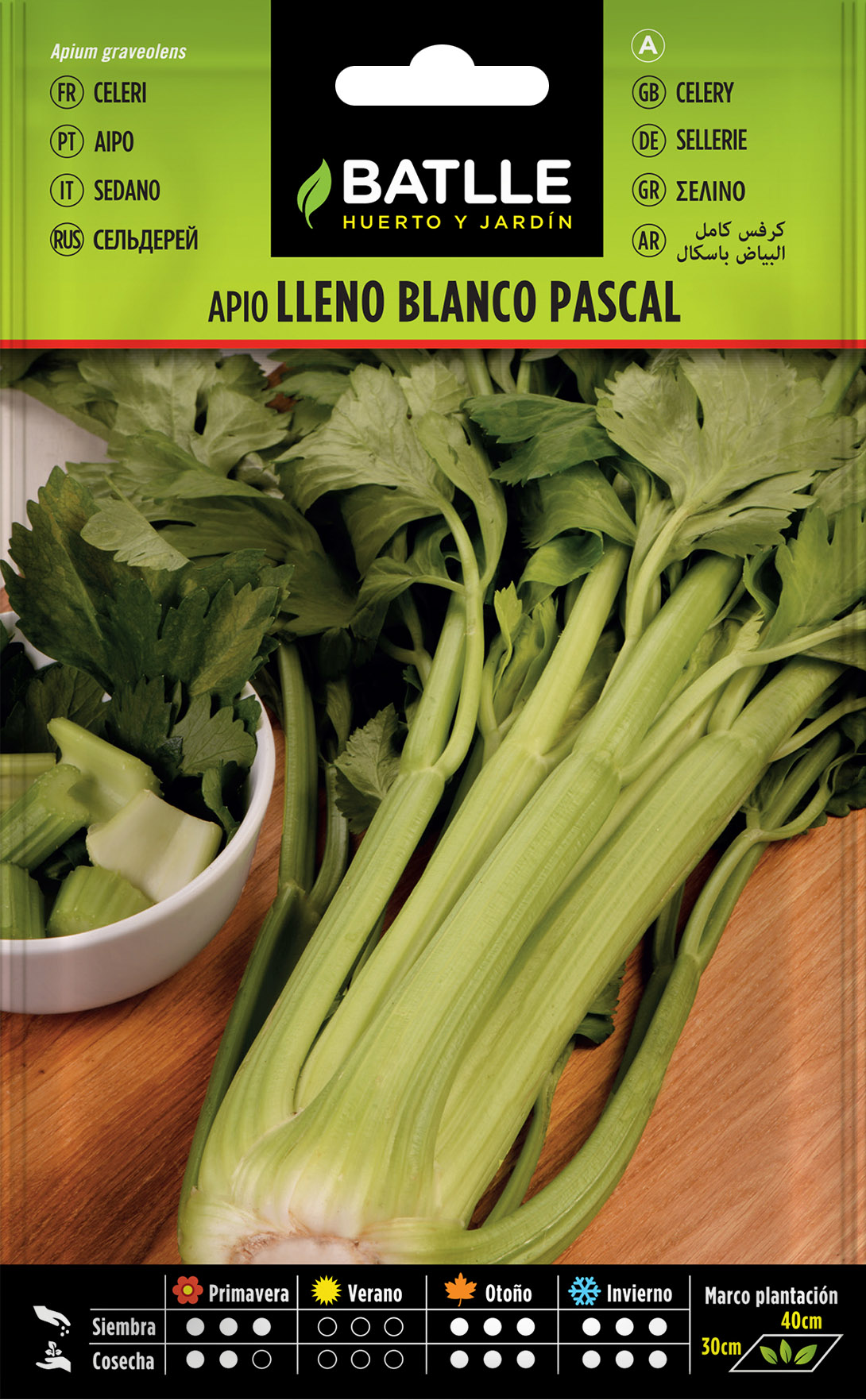 Apio Lleno Blanco Pascal
