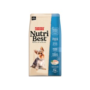 Pienso Nutribest Adult Mini Pollo y Arroz para perros pequeños