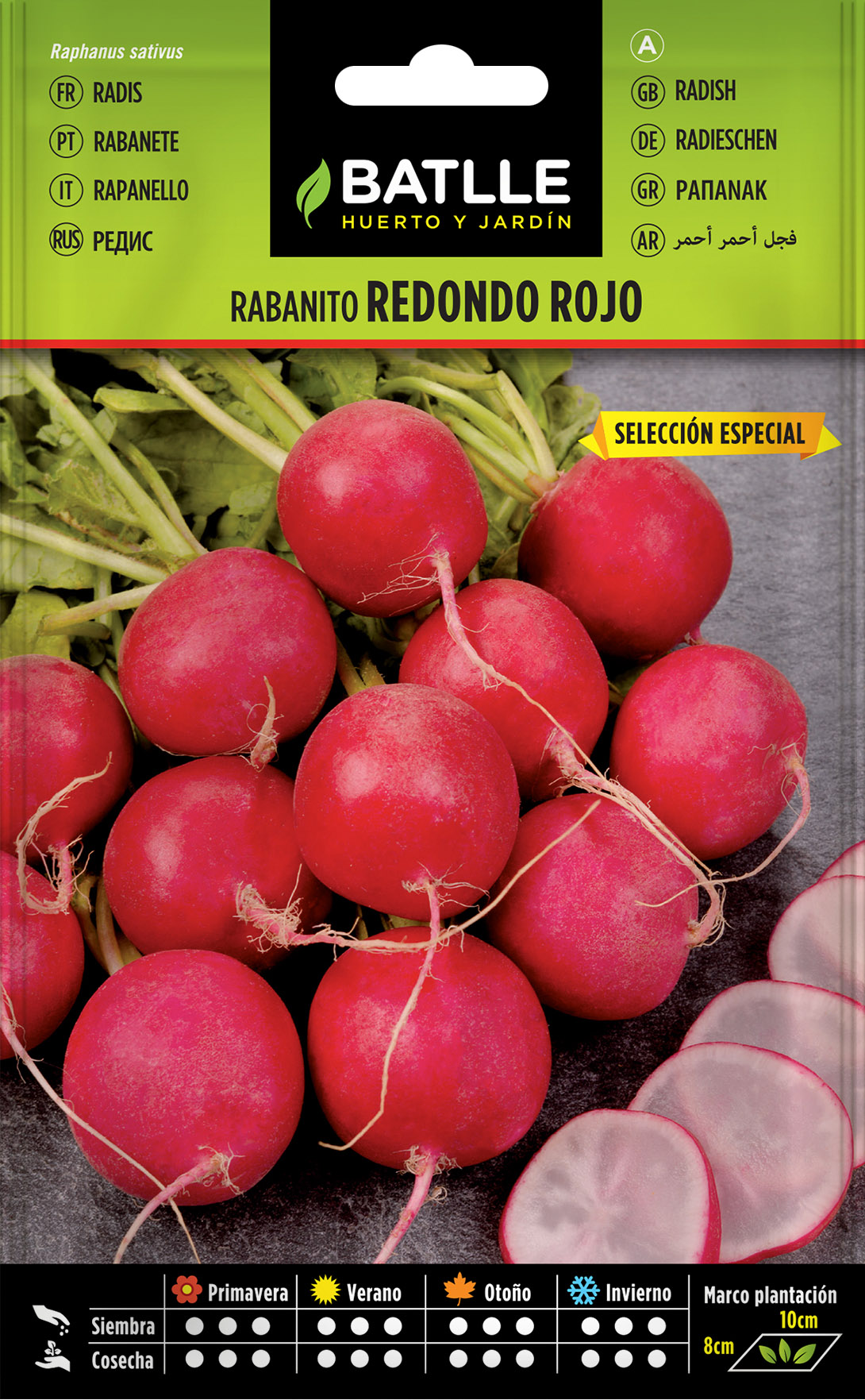 Rabanito Redondo Rojo