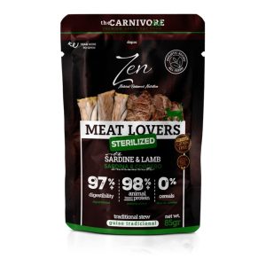 Zen Cat Pouches cordero y sardina para gatos esterilizados 85 g