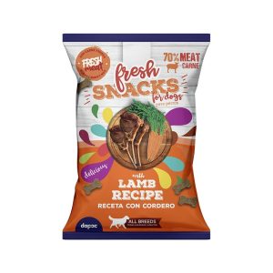 Bolsa Fresh Snacks Cordero 70 g para perros
