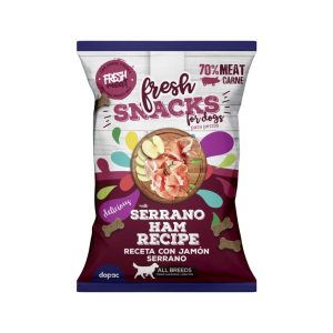 Bolsa Fresh Snacks Jamón 70 g para perros