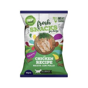 Bolsa Fresh Snacks Pollo 70 g para perros