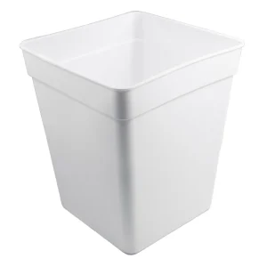 Maceta Cuadrada Blanca 11 L 23 x 23 x 27,5 cm