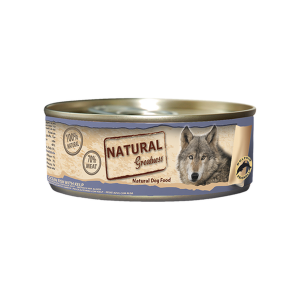 Lata Natural Greatness Pescado de Mar con Kelp 156 g para perros