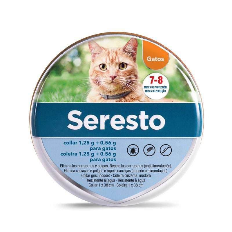 Collar antiparasitario Seresto para gatos 38 cm