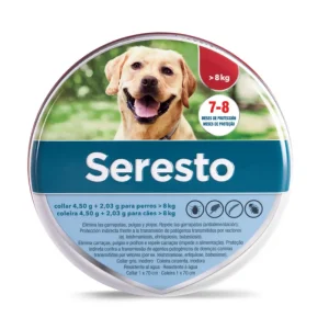 Collar antiparasitario Seresto perros más de 8 kg 70 cm