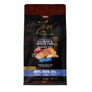 Saco de pienso Zen Healthy Fish Puppy Salmón y Pescado Blanco 2,5 kg para cachorros