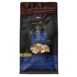 Saco frontal de Zen Healthy Fish Salmón y Pescado Blanco 12 kg para perros adultos
